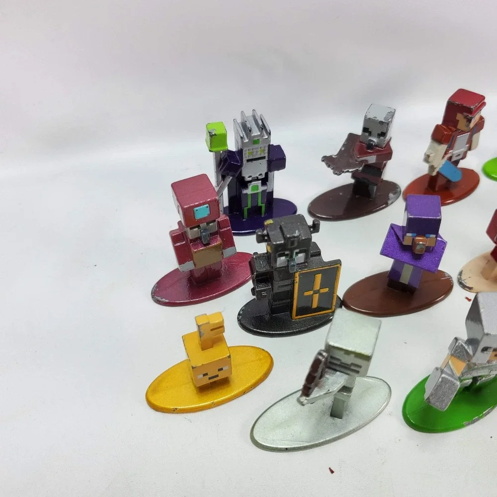 Jada Toys Minecraft Dungeons Nano Metalfigs Die-Cast Metal Mini Figures Lot 14pc